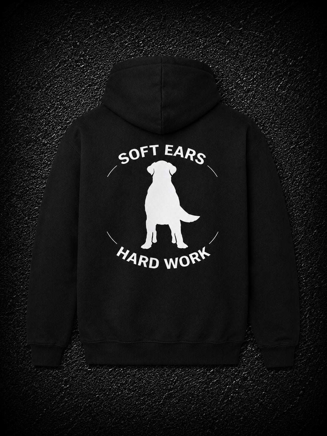SOFT EARS HARD WORK HOODIE