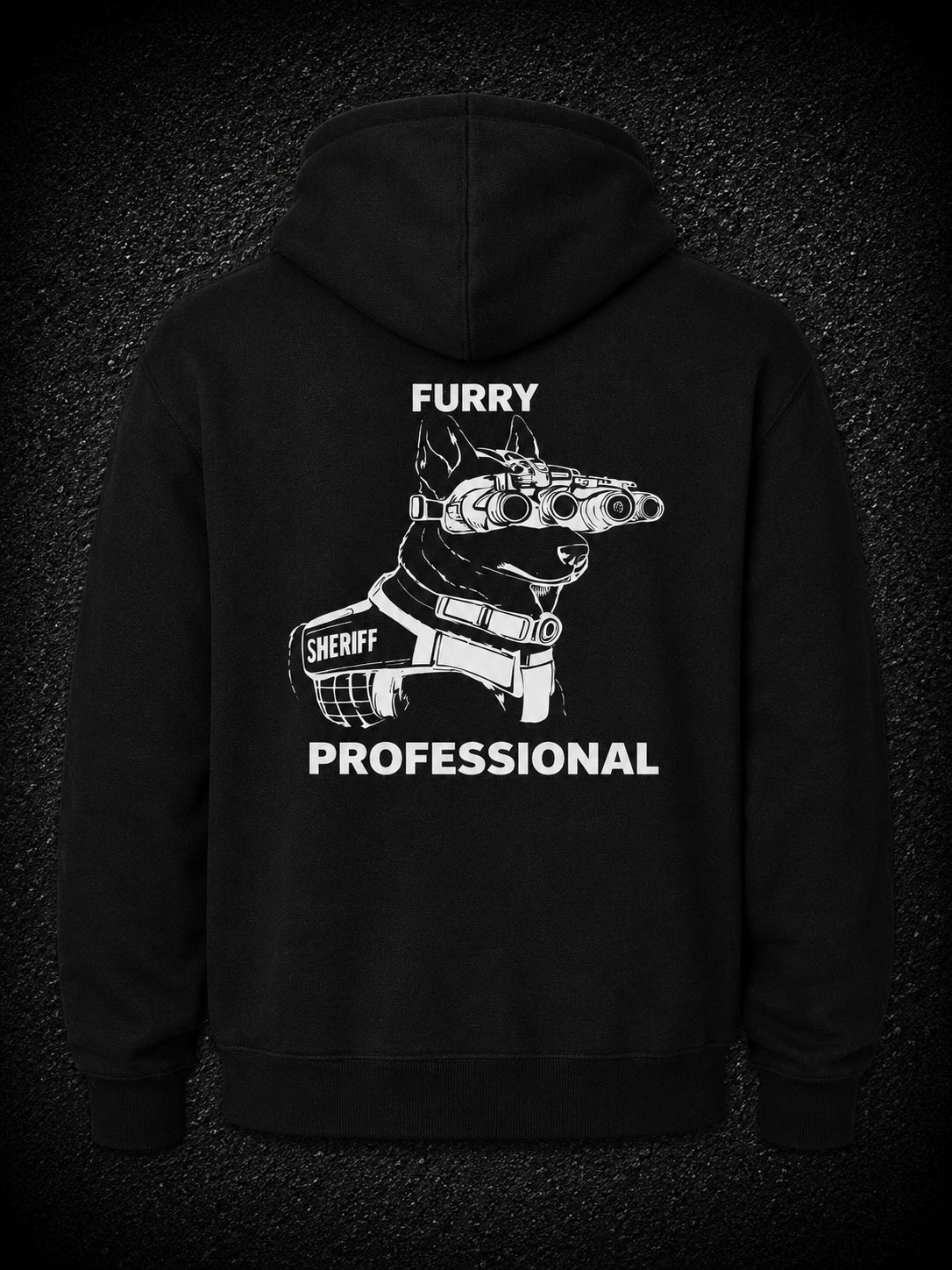 FURRY PROFESSIONAL HOODIE