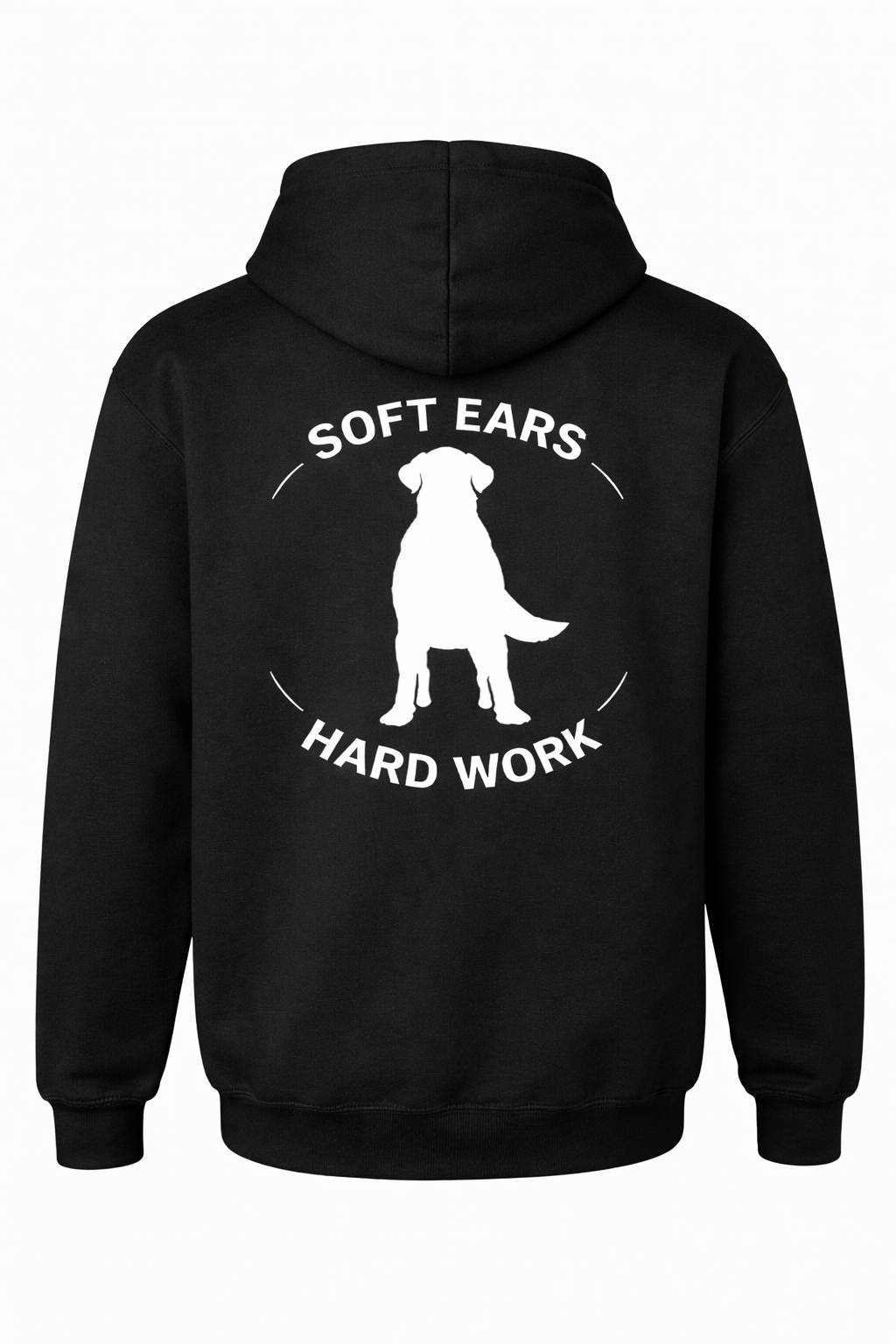 SOFT EARS HARD WORK HOODIE