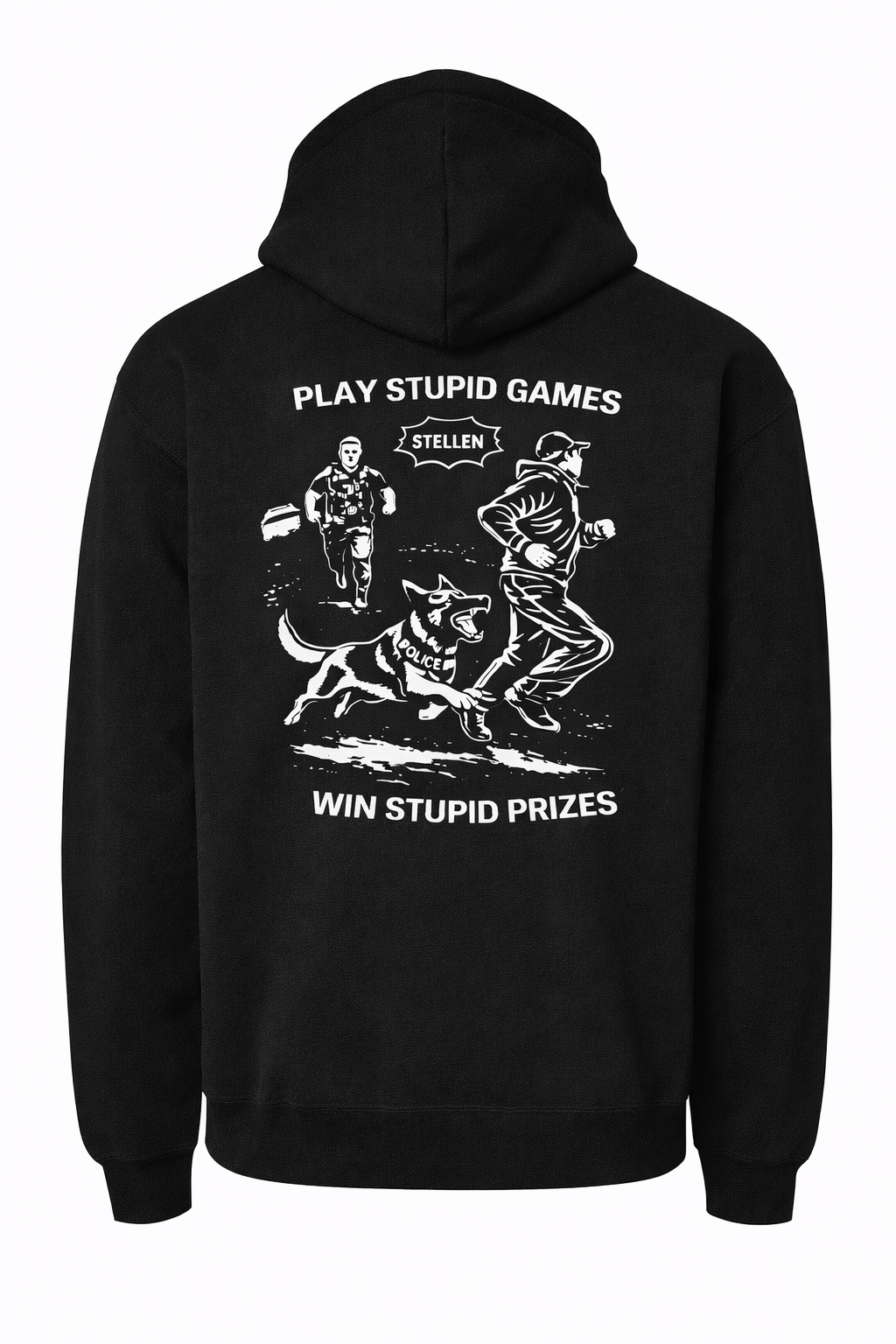 PLAY STUPID GAMES HOODIE