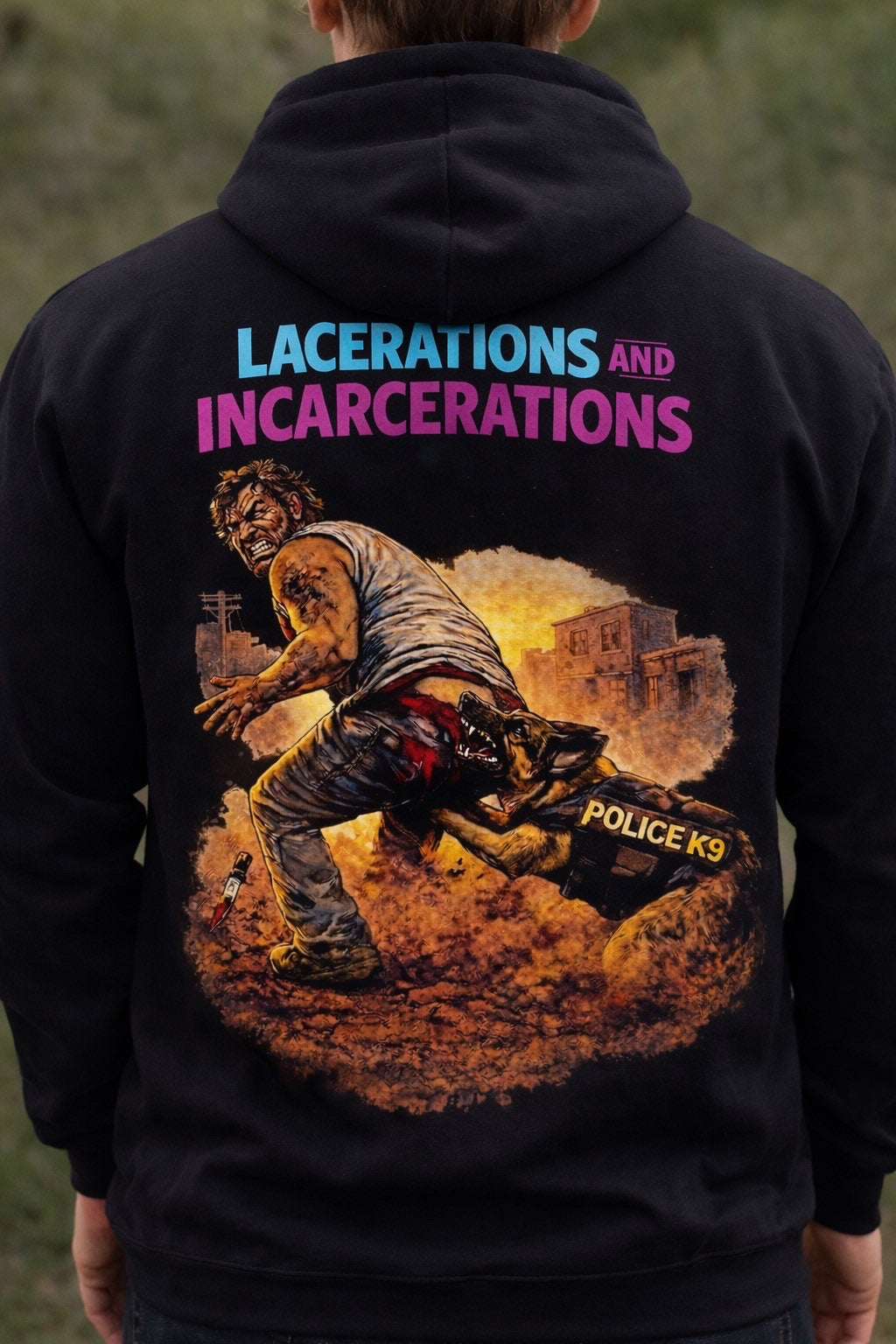 LACERATIONS AND INCARCERATIONS HOODIE